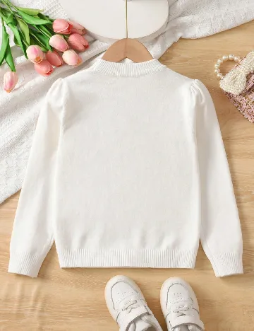 Bluza Shein Kids, alb