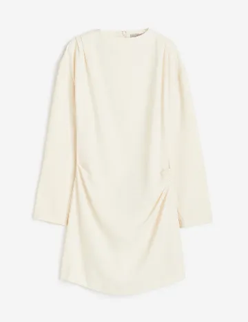 Rochie scurta H&M, crem