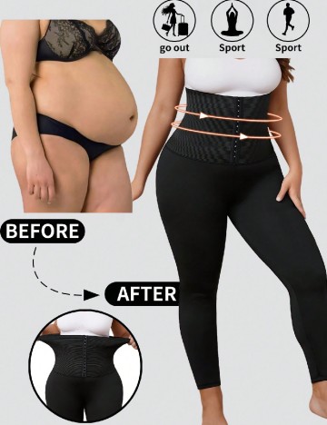 Colanti modelatori SHEIN CURVE, negru
