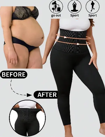 Colanti modelatori SHEIN CURVE, negru