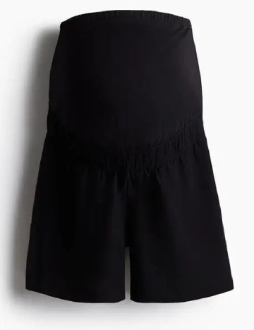 Pantaloni scurti H&M MAMA, negru
