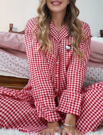 Pijama SHEIN, rosu