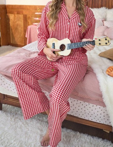 Pijama SHEIN, rosu