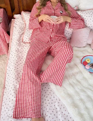 Pijama SHEIN, rosu