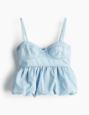 Top H&M, albastru