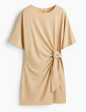 Rochie scurta H&M, crem