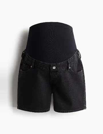 Pantaloni scurti H&M MAMA, negru