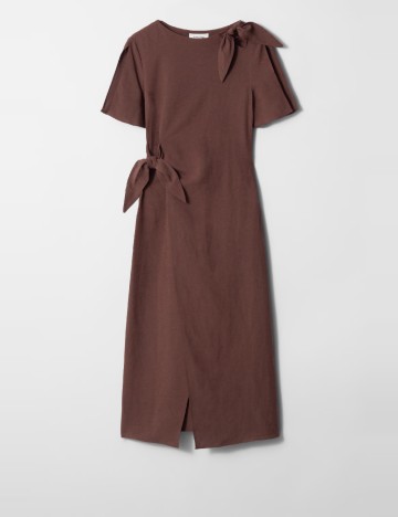 Rochie medie & other stories, maro