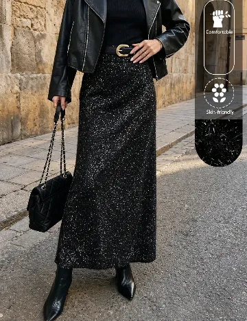 Fusta SHEIN, negru