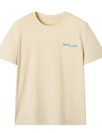 Tricou SHEIN, crem