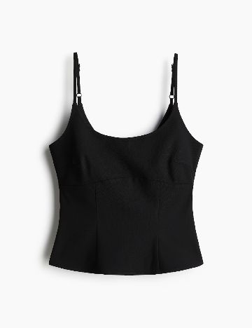 Top H&M, negru