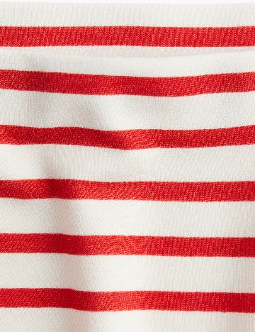 Bluza H&M, rosu/alb