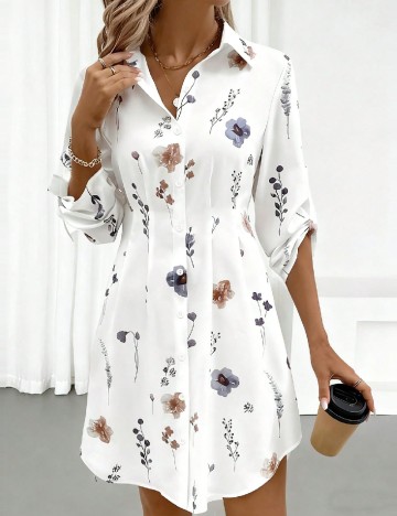Rochie scurta SHEIN, alb