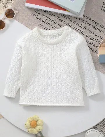 Bluza Shein Kids, ecru