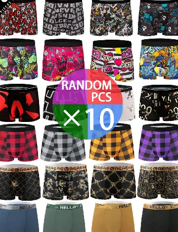 Set chiloti 10 perechi SHEIN, mix culori