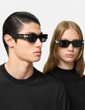 Ochelari de soare unisex Versace, negru
