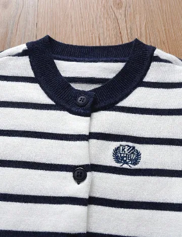 Compleu Shein Kids, alb/bleumarin