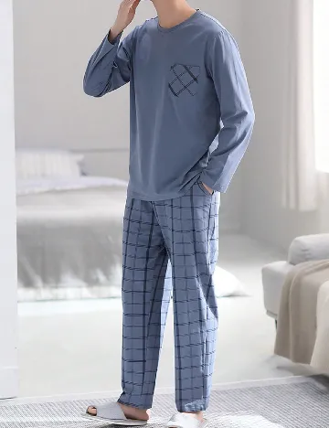 Pijama SHEIN, albastru
