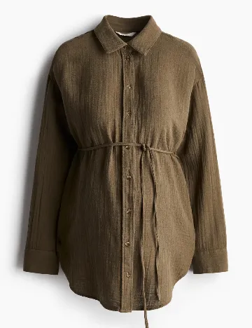 Camasa H&M MAMA, verde