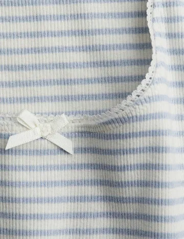 Maiou H&M, alb/bleu