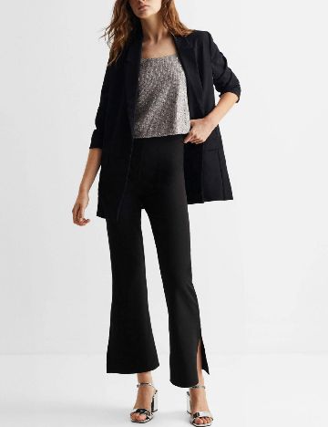 Pantaloni Mango, negru