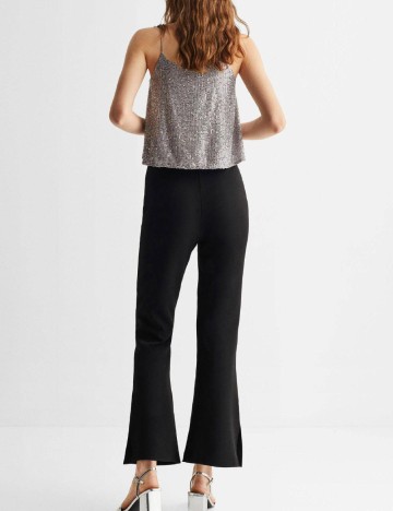 Pantaloni Mango, negru