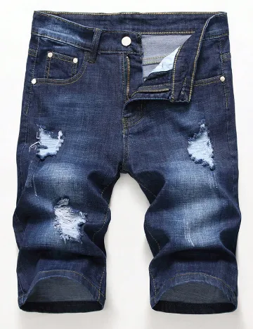 Pantaloni scurti SHEIN, albastru