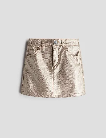 Fusta H&M, auriu