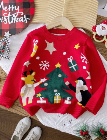 Bluza Shein Kids, rosu