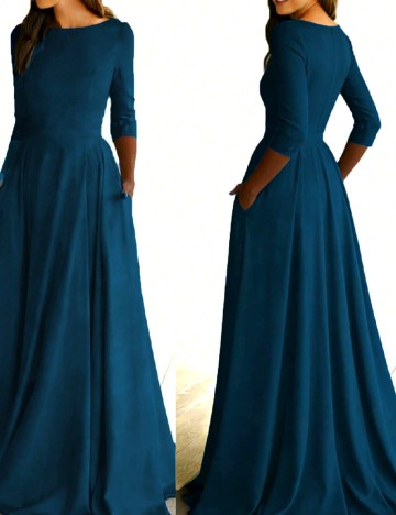 Rochie lunga SHEIN, albastru