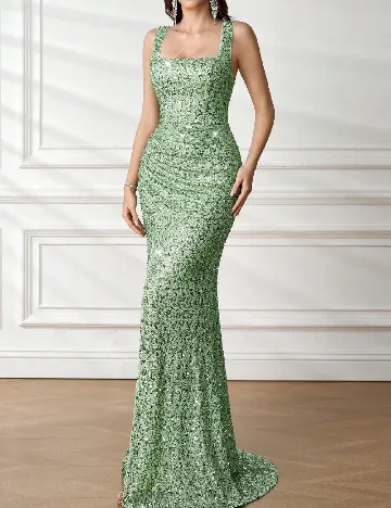 Rochie lunga ADYCE, verde