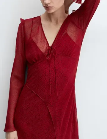 Rochie lunga Mango, rosu
