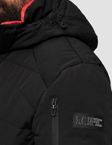 Geaca s.Oliver Plus Size Men, negru