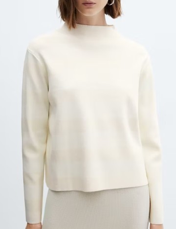 Bluza Mango, ecru
