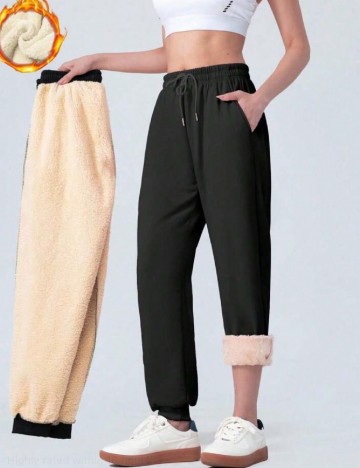 Pantaloni SHEIN, negru
