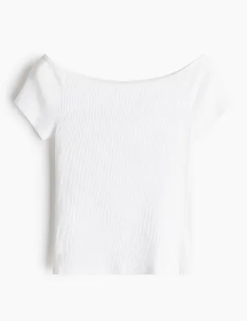 Tricou H&M, alb
