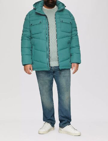 Geaca s.Oliver Plus Size Men, turcoaz