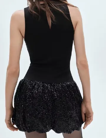 Rochie scurta Mango, negru