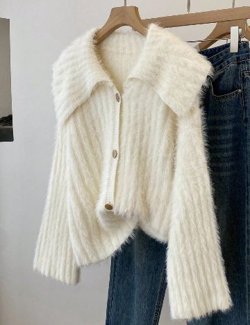 Cardigan SHEIN, ecru