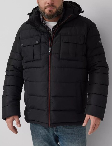 Geaca s.Oliver Plus Size Men, negru