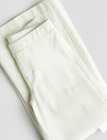 Pantaloni H&M, crem