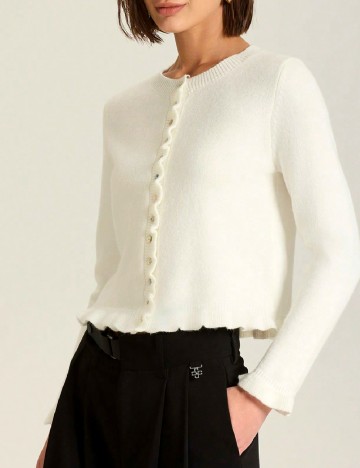 Cardigan SHEIN, ecru