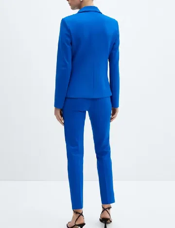 Pantaloni Mango, albastru