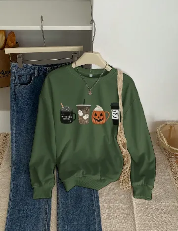 Bluza SHEIN, verde