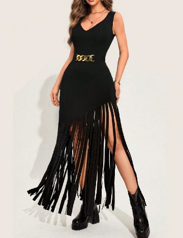 Rochie lunga SHEIN, negru
