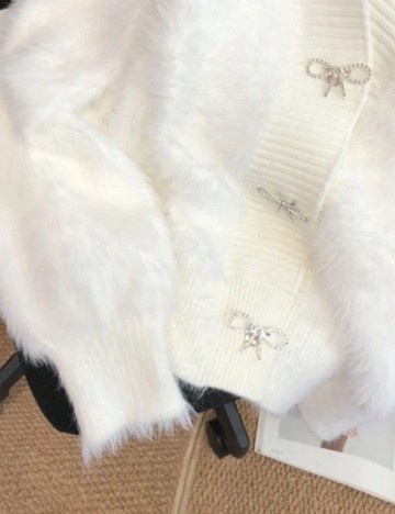 Cardigan SHEIN, alb