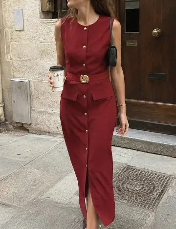 Rochie lunga SHEIN, rosu