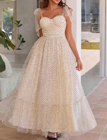 Rochie lunga SHEIN, crem
