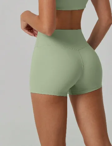 Pantaloni scurti SHEIN, verde