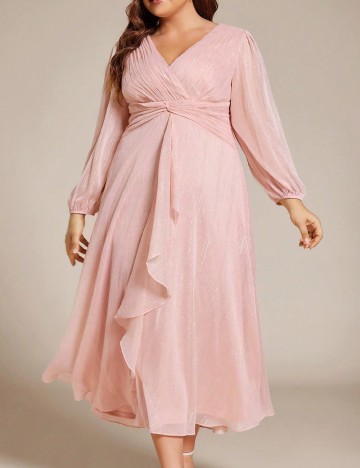 Rochie lunga Ever-Pretty Plus Size, roz